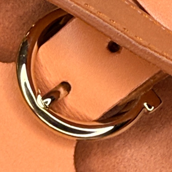 Salvatore Ferragamo Two Way Shoulder Bag AF-21 4875 Pink Suede Leather Women's - Picture 7 of 13